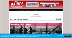Desktop Screenshot of careers.aaihds.org