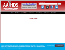Tablet Screenshot of careers.aaihds.org